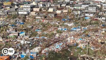 Emmanuel Macron vows to visit cyclone-hit Mayotte