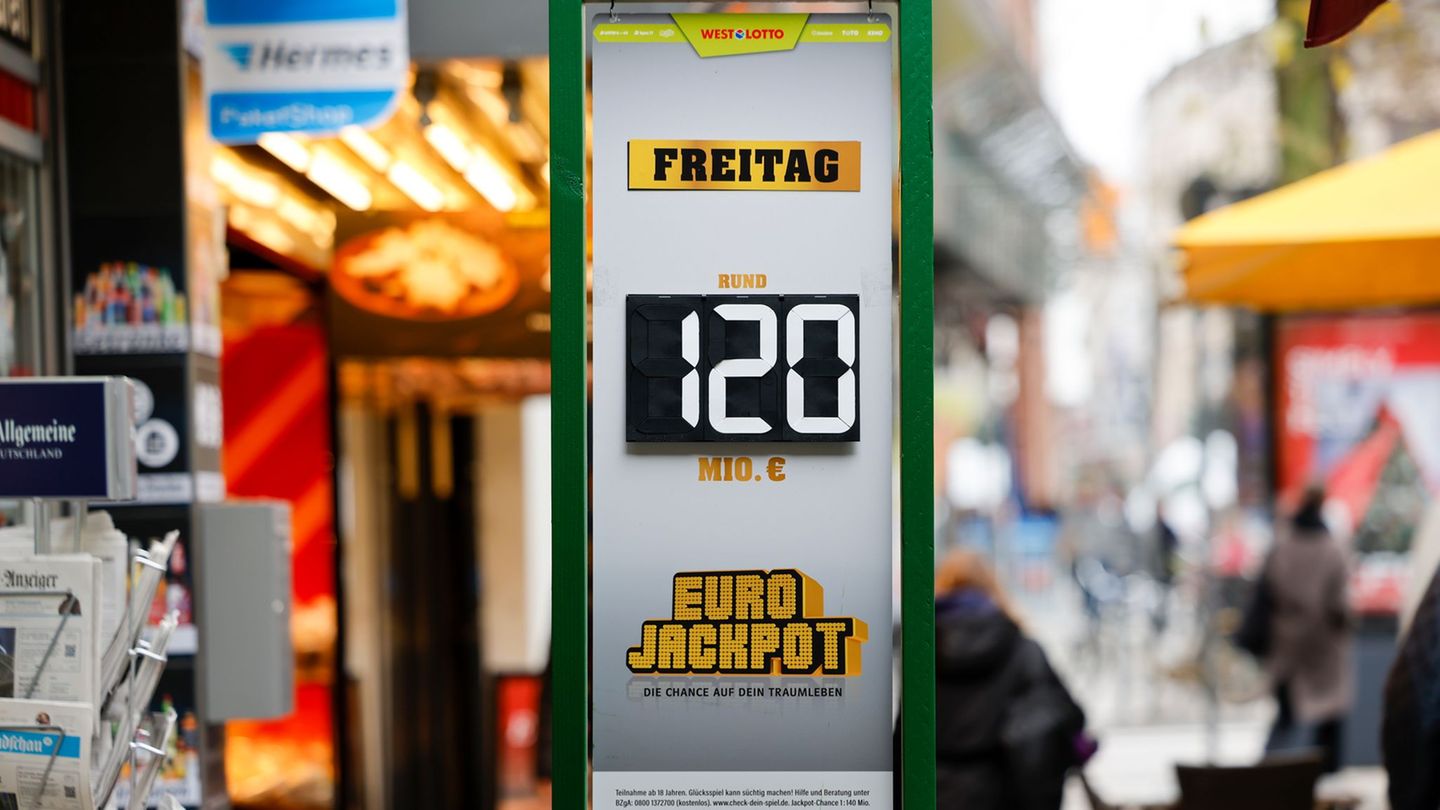 120 Millionen Euro waren im Eurojackpot zu vergeben - mehr ist nicht möglich. (Symbolbild) Foto: Thomas Banneyer/dpa