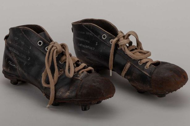 Football legend George Best's first pair of boots sell in £140,000 prized collection