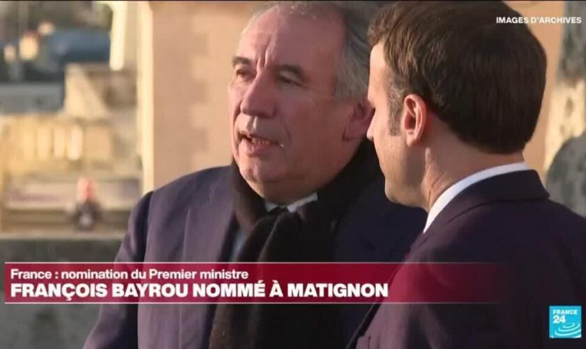 France :  Emmanuel Macron nomme François Bayrou Premier ministre