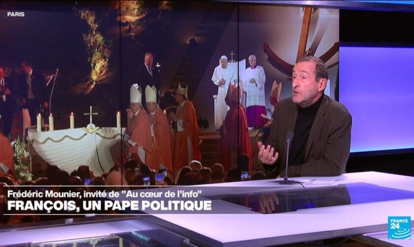 Frédéric Mounier: "La vision politique du Pape se lit sur son visage"