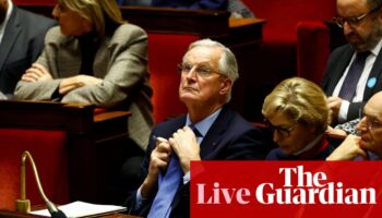 French government faces vote of no confidence – Europe live