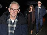 Gary Lineker snubs BBC Sports Personality of the Year for a very cosy candlelit 'Christmas tipple' with his ex-wife Danielle Bux