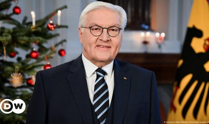 German President Steinmeier calls for unity in Christmas address