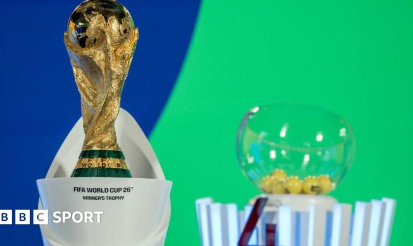 World Cup trophy and pot