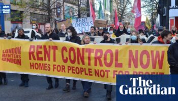 Hundreds gather in London to protest against capital’s ‘soaring’ rents