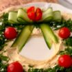 Impress Christmas guests with ultimate snack dish featuring festive bow