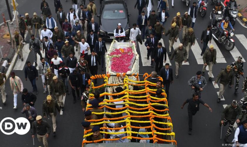 India: State funeral held for former PM Manmohan Singh