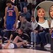 Instagram models tackled to ground by NBA security after storming onto court as star player gets close-up view