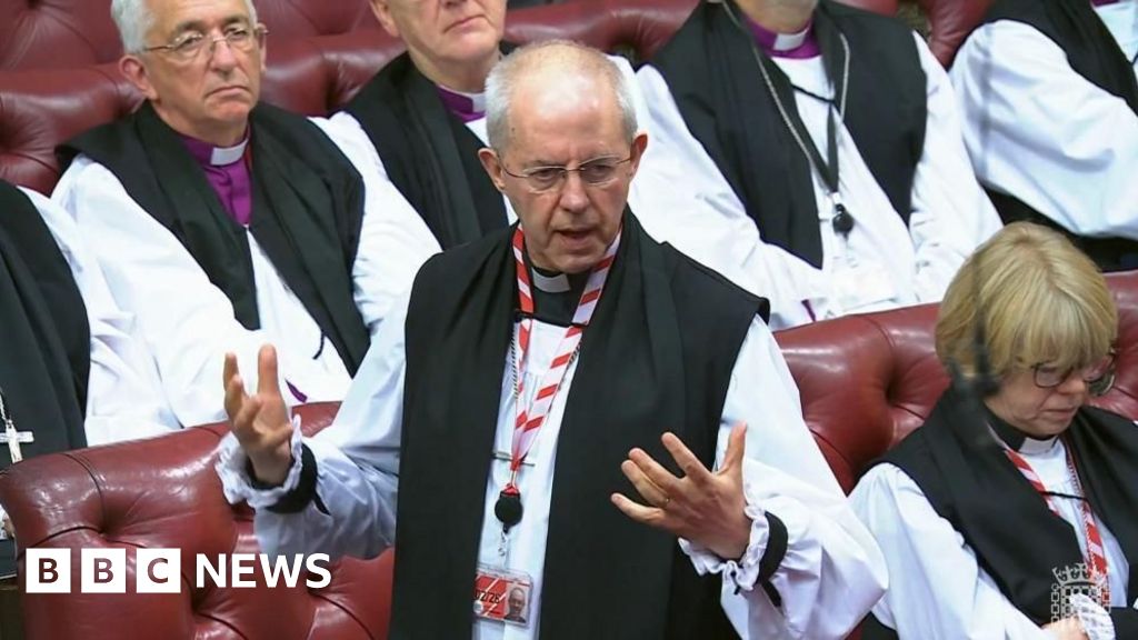 Justin Welby says sorry for hurting abuse survivors in final Lords speech