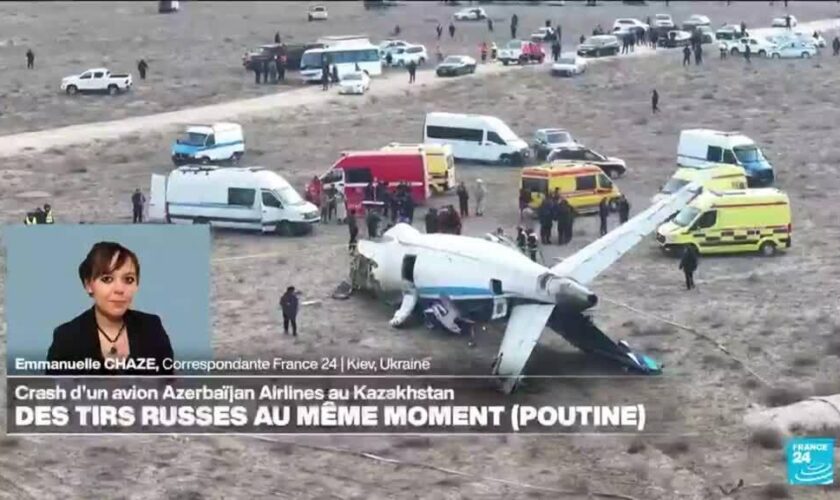 Kazakhstan : Vladimir Poutine reconnait des tirs russes au moment du crash