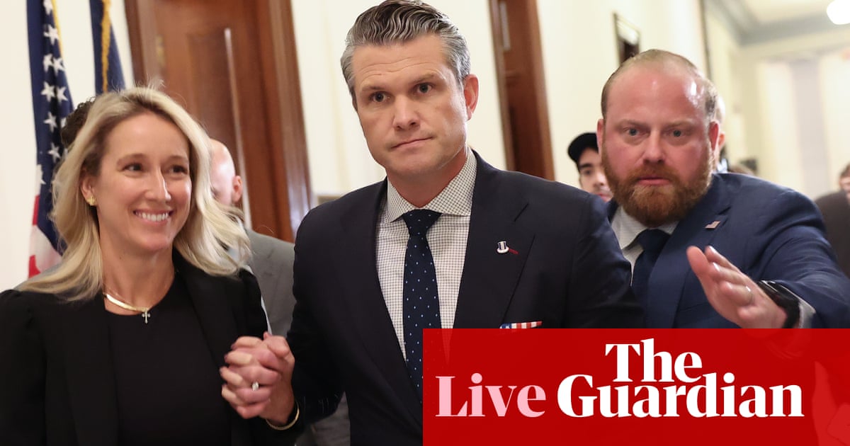 Key senator declines to say if she will back Pete Hegseth, calling for ‘very thorough vetting process’ – US politics live