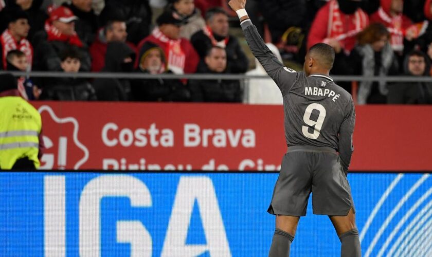 Liga : Mbappé et le Real Madrid relèvent la tête avec un carton à Gérone