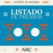 Lista completa de premios del sorteo de la Lotería de Navidad 2024