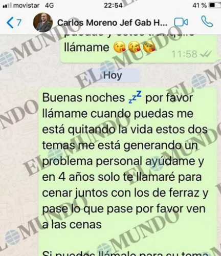 Los mensajes de Koldo García al 'número 2' de la ministra Montero en el móvil de Aldama: "Ayúdame"