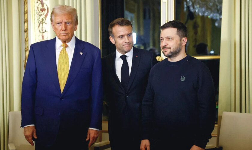 Macron recibe a Trump y Zelenski antes de la reapertura de Notre Dame