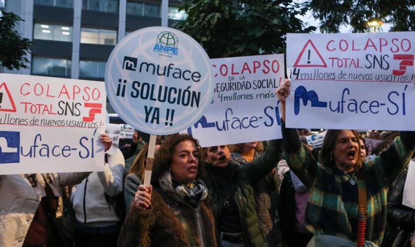 Manifestación Muface en Madrid: horario, recorrido y cortes de tráfico hoy