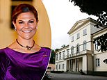 Masked knifeman carrying handcuffs, tape and a 'dummy gun' is arrested outside Swedish Royal Family's residence where Crown Princess Victoria lives