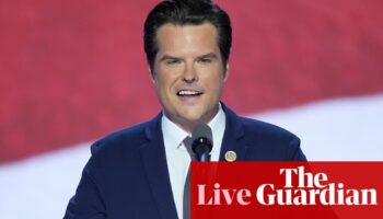 Matt Gaetz report to be released, reports say; Trump says Cheney could be in ‘trouble’ amid call for FBI inquiry – live