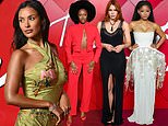 Maya Jama steals the show in floral embroidered silk green gown as she leads stars AJ Odudu, Billie Piper and Halle Bailey on the dazzling red carpet at the Fashion Awards 2024