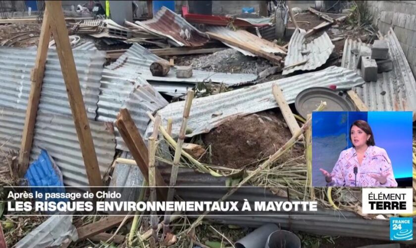 Mayotte: après le passage du cyclone, les risques environnementaux