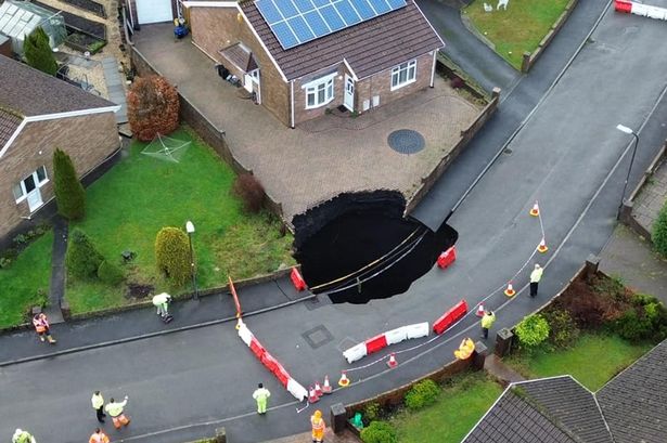 Merthyr Tydfil: Residents forced to flee after 50ft sink hole appears on housing estate