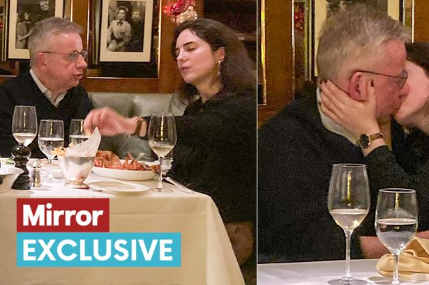 Michael Gove spotted enjoying Christmas kiss with glamorous Oxford lecturer