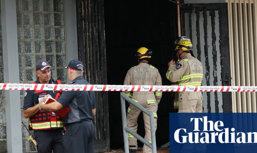 Murray Watt says Melbourne synagogue firebombing ‘looks like terrorism’ as Dutton blames Labor