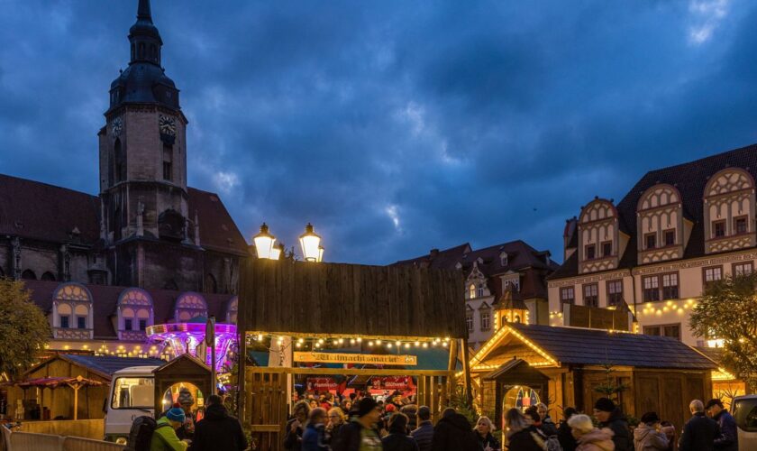 Die Polizei kontrollierte den Mann auf einem Zuweg zum Weihnachtsmarkt. (Archivbild) Foto: Frank Hammerschmidt/dpa