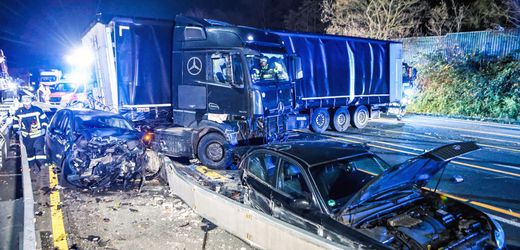 Neuss und Hagen in NRW: Viele Verletzte bei Chaosfahrt von Lkw auf A46 und A1