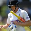 England batter Harry Brook looks dejected as he walks off after being dismissed