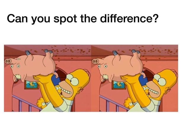 Only a Simpsons super fan can spot all the differences in these two images