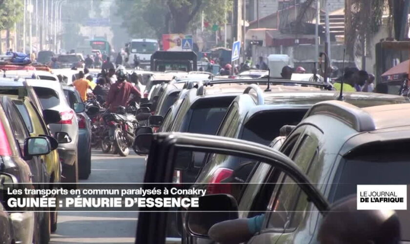 Pénurie d'essence en Guinée : les transports en commun paralysés à Conakry