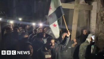 Protests erupt in Syria over Christmas tree burning