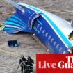 Putin apologises over Azerbaijan plane crash as Kremlin says Russian air defences were repelling Ukrainian attack – live