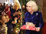 Queen of Christmas! Camilla invites children with life-limiting conditions to meet Santa and decorate a tree in Clarence House