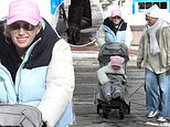 Rebel Wilson sports $2000 Fendi snow boots as she and Ramona Agruma enjoy a family holiday in Aspen with their daughter Royce