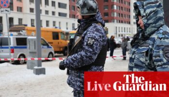 Russia-Ukraine war live: Moscow says Uzbek suspect arrested over killing of general