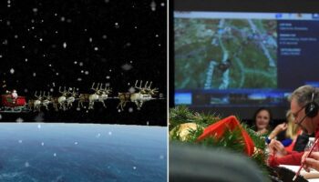 Santa tracker map 2024: Follow Father Christmas as he begins journey around the world