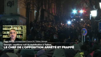 Septième nuit de mobilisation en Géorgie, des opposants arrêtés