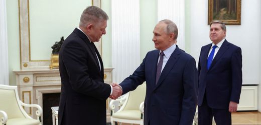 Slowakei: Robert Fico besucht Wladimir Putin im Kreml