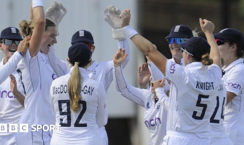 England celebrate