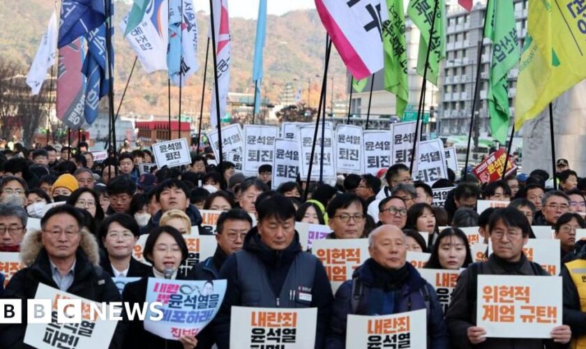 South Korea opposition files motion to impeach President Yoon