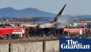 South Korea plane with 181 onboard veers off runway and hits fence