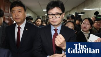 South Korea ruling party leader steps down after backing impeachment of President Yoon