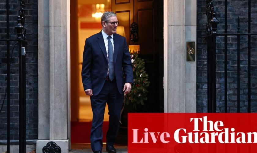 Starmer to take questions from liaison committee as No 10 firms up links with incoming Trump administration – UK politics live