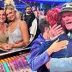 Strictly winner Dianne Buswell shares sweet embrace with her parents while Shirley Ballas poses with the stars as the cast and crew let loose backstage at final