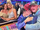 Strictly winner Dianne Buswell shares sweet embrace with her parents while Shirley Ballas poses with the stars as the cast and crew let loose backstage at final