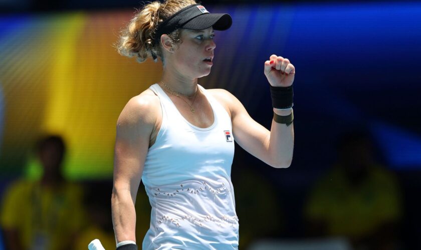 Laura Siegemund sorgte für die deutsche Führung gegen Brasilien. Foto: Trevor Collens/AP/dpa