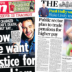 The Papers: 'Arise Sir Gareth' and 'justice for our Liam'